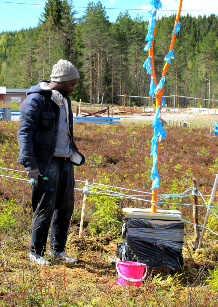 2015 Eugene macki in temporaryart Norway Finnskogen